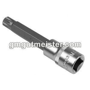 Головка торцевая с битой 1/2" spline M12 L=100 мм, BS-10012 GUT MECHANIC
