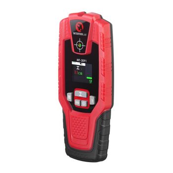Детектор проводки, макс. глубина 10см, цветной дисплей, MT-3091 INTERTOOL