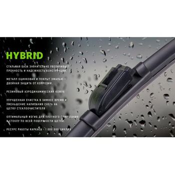 Щітки склоочисника гібридні VOIN 20-500мм HIBRID