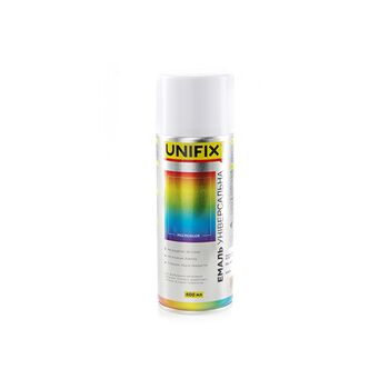 Эмаль акриловая универсальная RAL 9010 Белый гл. 400мл UNIFIX 941030