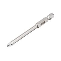 Свердло по склу та кераміці 6мм HEX 1/4 '' (6.35mm), SD-0286 INTERTOOL