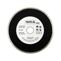 Диск алмазный сплошной Ø = 180x8,0x25,4 мм. H = 2,2 мм до 79260, YT-6016 YATO