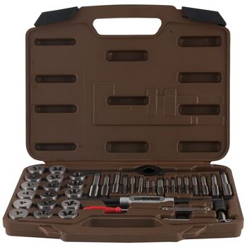 Набор резьбонарезной, 40 пр. (Набор метчиков и плашек), OMT40S OMBRA