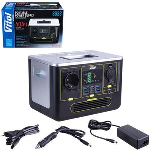 Портативный источник питания Vitol S633, 220В/300Вт/Li-ion 444Вт/ч, чистый синус (S633)