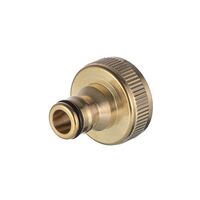 Адаптер латунный на коннектор 1/2" с внутренней резьбой 1" STORM, GE-1212 INTERTOOL