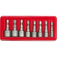 Насадки отверточные торцевые бита HEX 1/4 ". M5-13 мм. Набор 8 шт., 66113 VOREL
