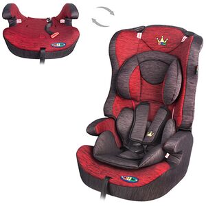 Автокресло детское KIM 4583-4681 HB616 (9-36 кг) группа 1-2-3 Grey-Red (4583-4681 Grey-Red)