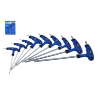 Набор Т-образных ключей TORX (пластиковая ручка) 9 единиц, G30587 GEKO