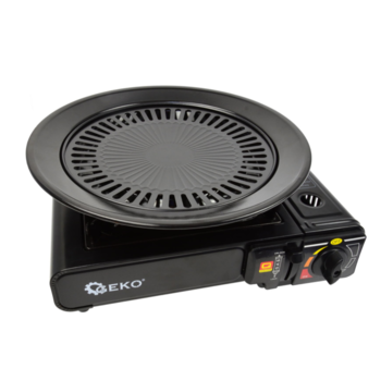 Плита газовая туристическая + гриль GEKO G80521