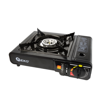 Плита газовая туристическая + гриль GEKO G80521