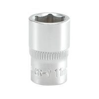 Головка торцевая 6-гранная квадрат 1/4 ", М = 11 мм, L = 25 мм, YT-1410 YATO
