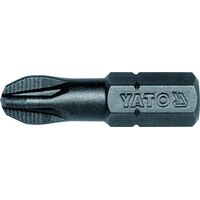 Насадки отверточные 1/4"х25мм PZ3 50шт., YT-7812 YATO