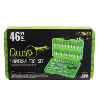 Alloid. Набор головок 1/4", 46 предм. (НГ-2046П)