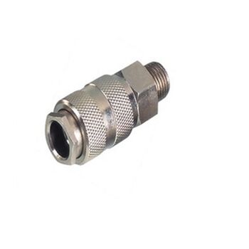 Быстросъем 1/4" пневматический с клапаном, внешня резьба, PA-SE1-2SM PARTNER