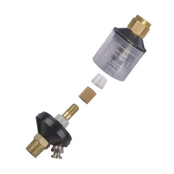 Мини фильтр для покрасочного пистолета 1/4" в мет. корп. (PT-1403 Intertool)