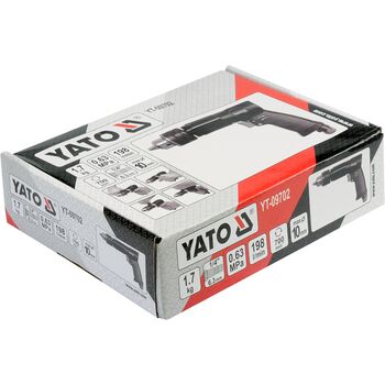 Дриль пневматичний для свердл ?? 10 мм, YT-09702 YATO