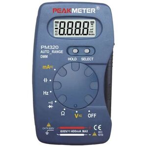 Цифровий кишеньковий мультиметр з функцією вимірювання ємності і частоти PROTESTER PM320