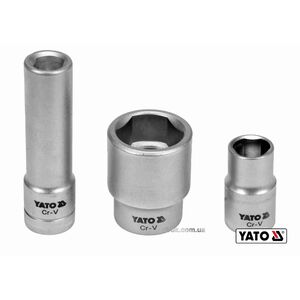 Головки торцевые для обслуживания инжекторных насосов 1/2 ", Cr-V, 3 шт, YT-17525 YATO