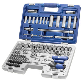 Набор инструментов 1/4", 1/2" 98 ед.(головки 1/4 ", биты Torx, Sl, Torx в держателе, Pz, Ph, трещот, E034805 Stanley Expert