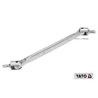 Ключ TORX 2-сторонний на шарнирах Т30 х Т40, L = 229 мм, Cr-V, YT-05313 YATO