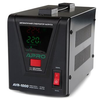 Стабілізатор напруги релейний AVR-1000, 800Вт APRO 852010