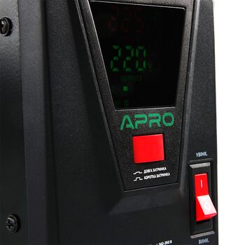 Стабілізатор напруги релейний AVR-1000, 800Вт APRO 852010