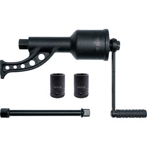 Вороток з редуктором квадрат 1", F= 5800 Нм, L= 380 мм, YT-07822 YATO