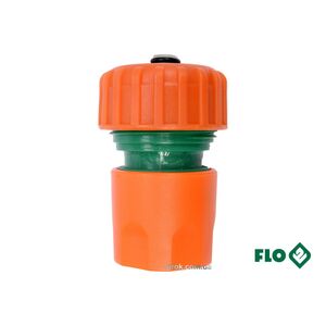 Муфта швидкоз'ємна з водо-стопом для водяного шланга 3/4", 89004 FLO
