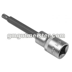 Головка торцевая с битой 1/2" spline M6 L=100 мм, BS-10006 GUT MECHANIC