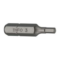 Бита 1/4" 6-гр. (HEX) 10 мм, L=30 мм, 9243010 INFO tools