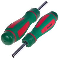 Отвертка для насадок 1/4" реверсионная, 27477 HANS
