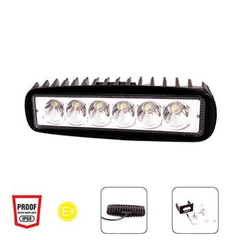 Фара рабочего света WLP-18RT2 SPOT 6Led*3W 160*47*55/10-30V/18W/6000K WLP-18RT2