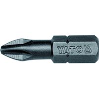 Насадка отверточной "Philips" PH2 x 25 мм. HEX 1/4 ", AISI S2, бишь 50 шт / уп., YT-7808 YATO