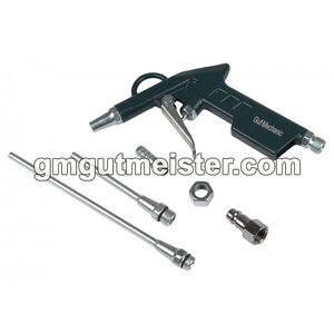 Пистолет пневматический для продувки 1/4" 8-12 bar с удлинителями, ADG-00145 GUT MECHANIC