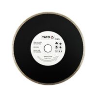 Диск алмазный сплошной Ø = 230x5,3x22,2 мм. H = 2,7 мм. для мокрой резки, YT-6015 YATO