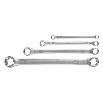 Ключи накиднии "TORX" Е6-Е24, Набор 4шт., YT-0530 YATO