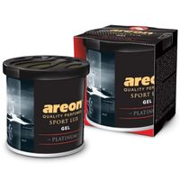 Ароматизатор Sport Lux гель консервная Платина (Platinum) Areon 085027