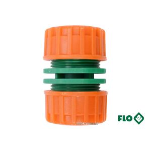 Муфта сполучна 2-х водяних шлангів 1/2" пластикова, 89007 FLO