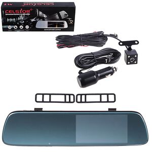 Автомобільний цифровий відеореєстратор CELSIOR DVR M1 FHD двохкамерное дзеркало (DVR M1 FHD)