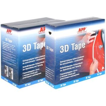 APP Валик для маскування пройомів 3D Tape 13мм*20м, білий (070351)
