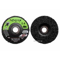 Круг зачистной нетканый мягкий NINJA Т27, 125х22 H = 13 мм, Р46, 65V701 VIROK