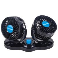 Вентилятор VitOl HX-T303-1 4" 12V 6.5W двойной две скорости (HX-T303-1)