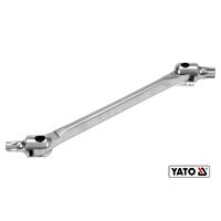 Ключ TORX 2-сторонний на шарнирах Т-55 х Т60, L = 255 мм, Cr-V, YT-05315 YATO