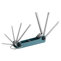 Набор ключей Torx с отверстием (складной) 8 пр. (Т9Н - Т40Н) (5083TF Force)