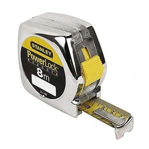 Рулетка 8м х 25мм Powerlock с пластмассовым корпусом, 0-33-198 Stanley