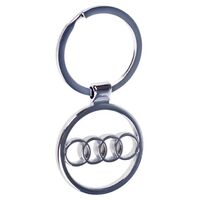 Брелок металлический дешевый AUDI в круге (CN) (Металл деш.)