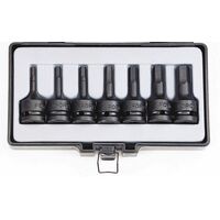 1/2" Набор головок-бит 6-гр. ударных 7 пр. (3/16"-9/16") (4077S Force)