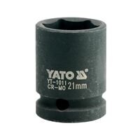 Головка торцевая ударная 6-гранная квадрат 1/2 ", М = 21 мм, L = 39 мм, YT-1011 YATO