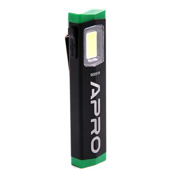 Ліхтар LED інспекційний акумулятор Li-ion 3.7V 600мАч 300Лм APRO 900516