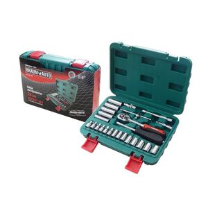 Набор инструментов 26пр. 1/4 "(6гр.) (4-14мм), BR-26 BRAUMAUTO